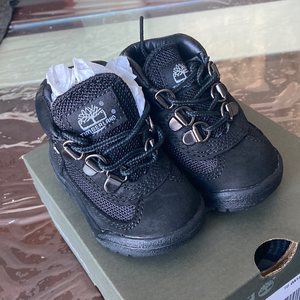 Toddler’s Field boot, black Mid boots